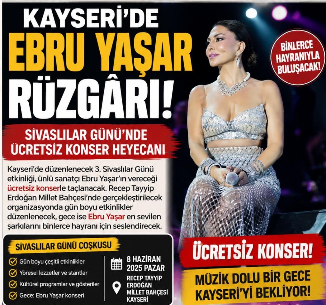 KAYSERİDE EBRU YAŞAR RÜZGARI