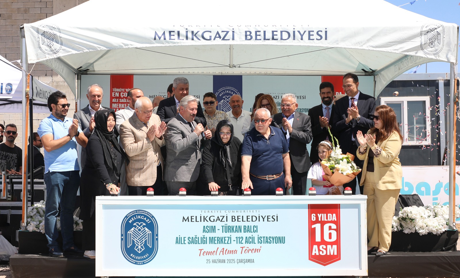 ASIM-TÜRKAN BALCI AİLE SAĞLIĞI MERKEZİ -112 ACİL İSTASYONU’NUN TEMEL ATMA TÖRENİ GERÇEKLEŞTİ