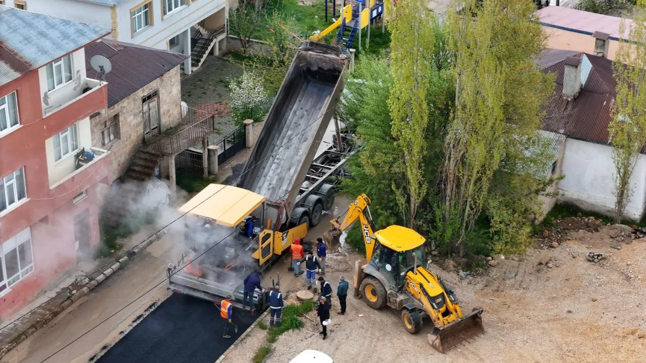 SARIZ'A ASFALT ÇALIŞMASI