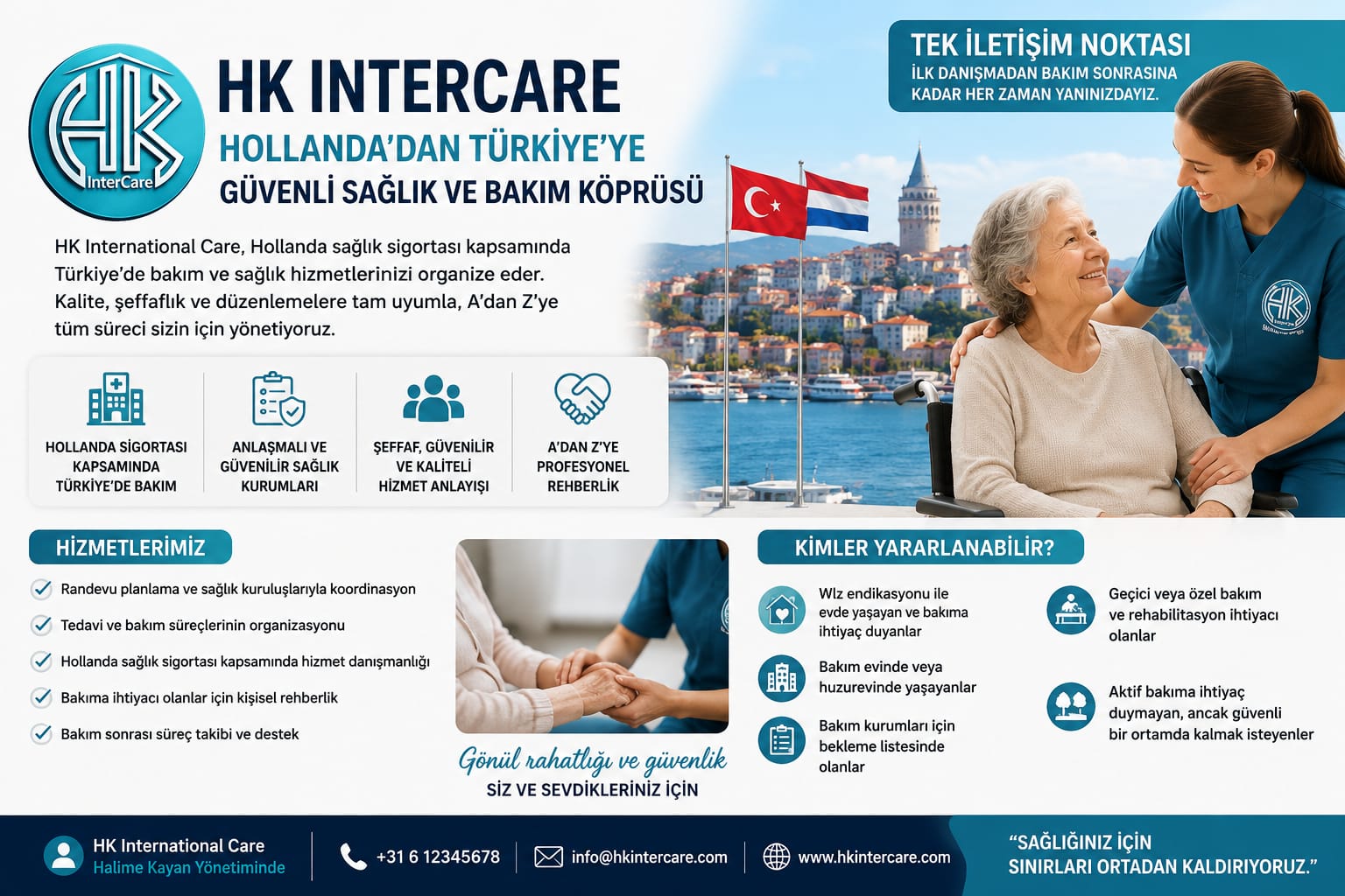 HK International Care ile Hollanda'dan Türkiye'ye Güvenli Sağlık ve Bakım Köprüsü