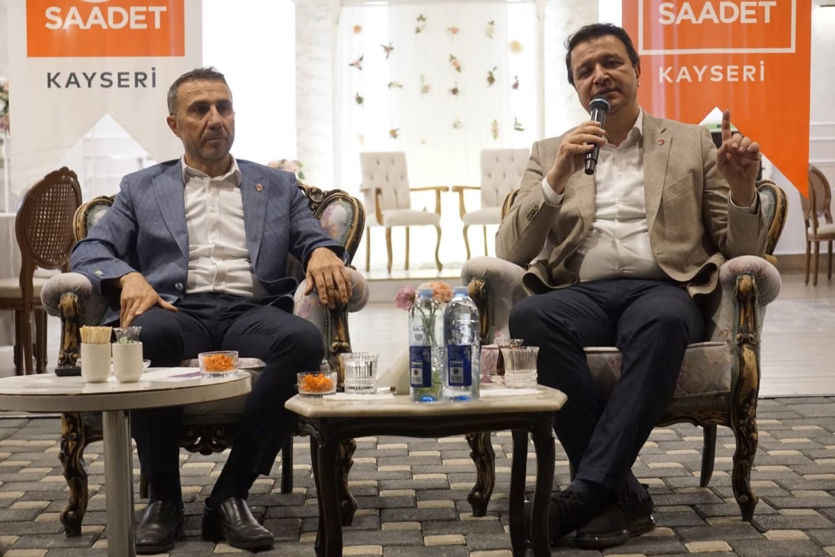 SAADET PARTİSİ GENEL BAŞKANI MAHMUT ARIKAN MEMLEKETİ KAYSERİ’DE TEŞKİLATLA BULUŞTU
