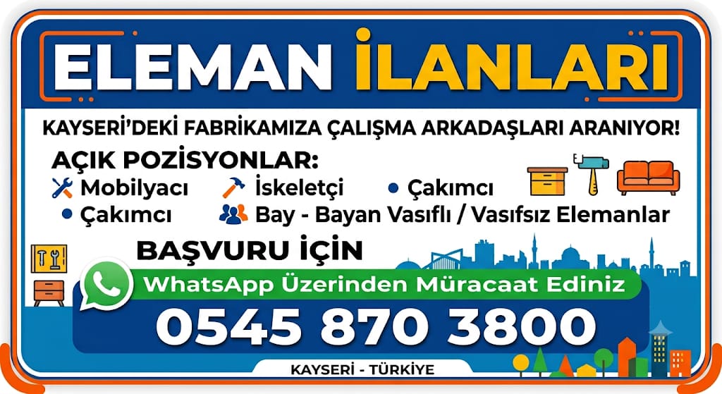 ELEMAN İLANI