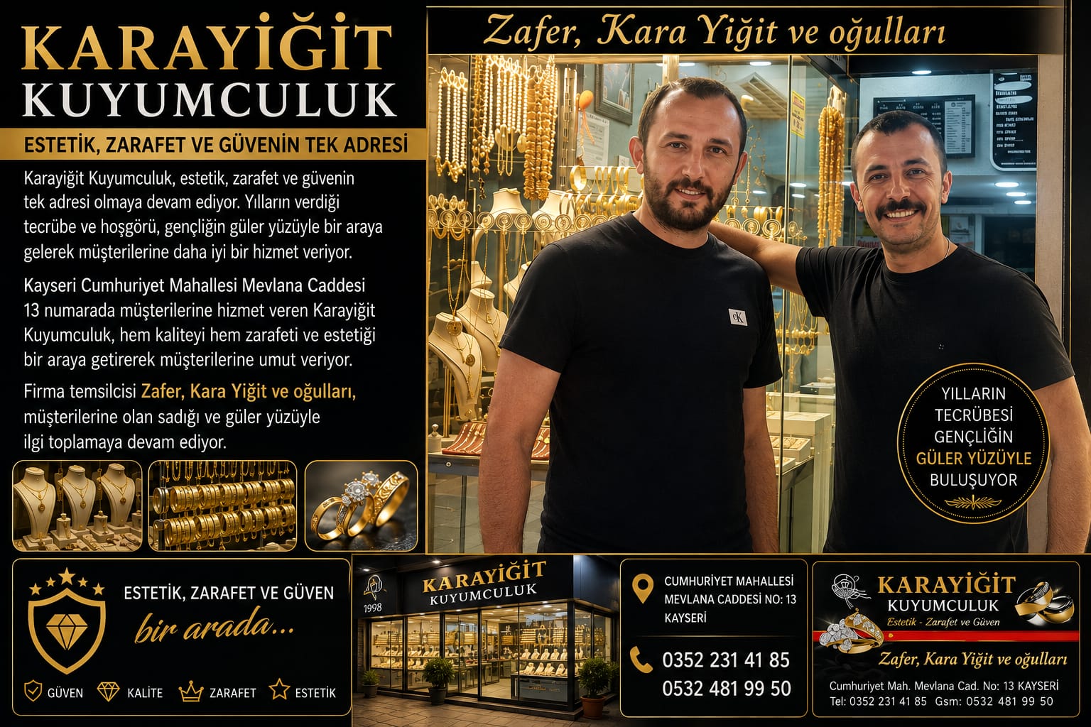 KARAYİĞİT KUYUMCULUK'TA TECRÜBE, ZARAFET VE GÜVEN BİR ARADA