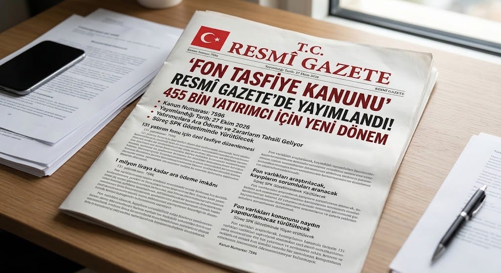 FON TASFİYE KANUNU RESMÎ GAZETE’DE YAYIMLANDI! 455 BİN YATIRIMCI İÇİN YENİ DÖNEM