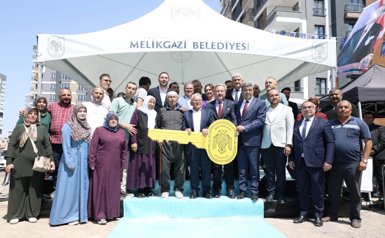 MELİKGAZİ BELEDİYESİ, 120 AİLENİN HAYALİNİ GERÇEKLEŞTİRDİ
