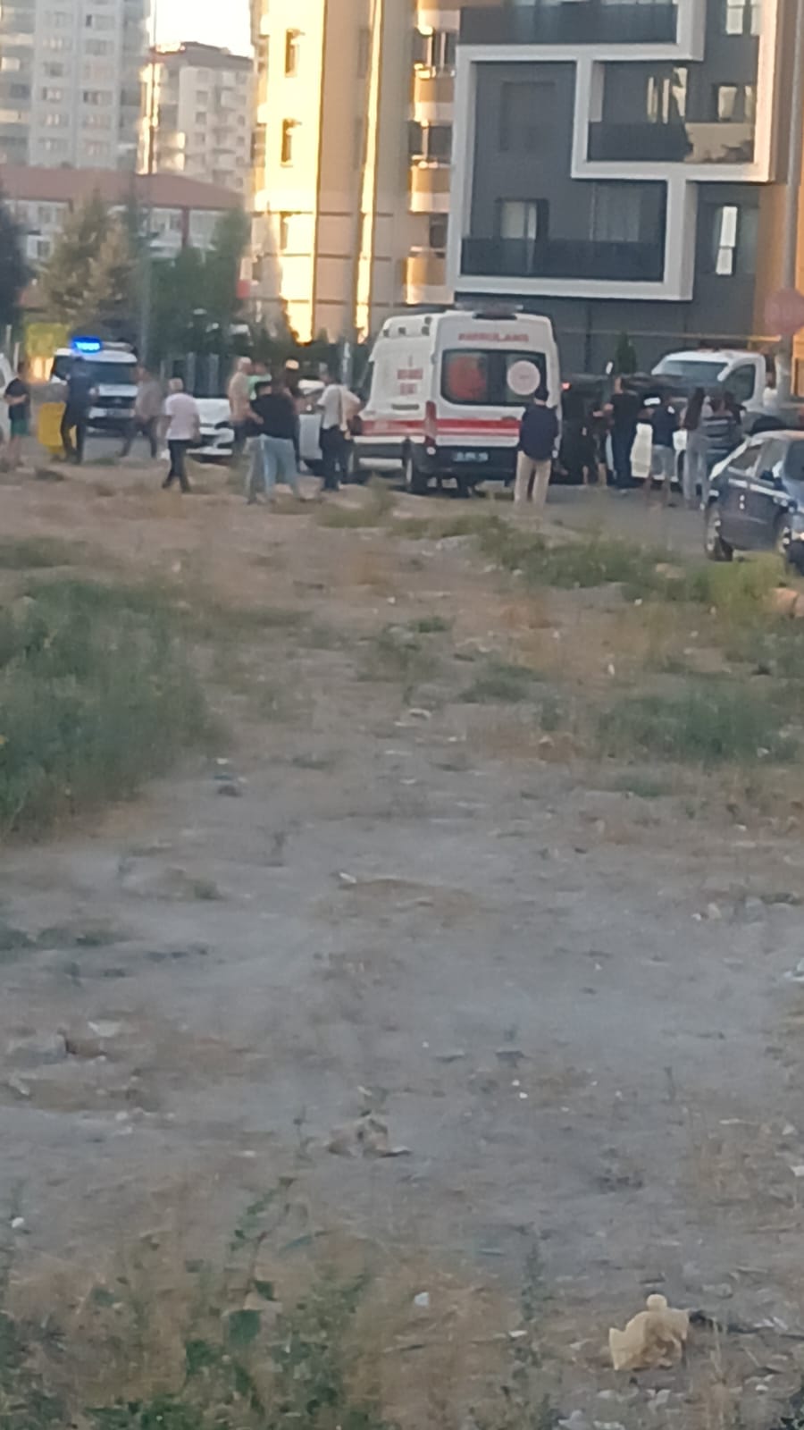 YILDIRIM BEYAZIT MAHALLESINDE TRAFİK KAZASI