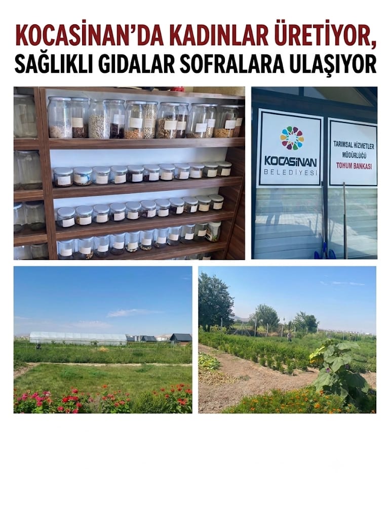 KOCASİNAN’DA KADINLAR ÜRETİYOR, SAĞLIKLI GIDALAR SOFRALARA ULAŞIYOR