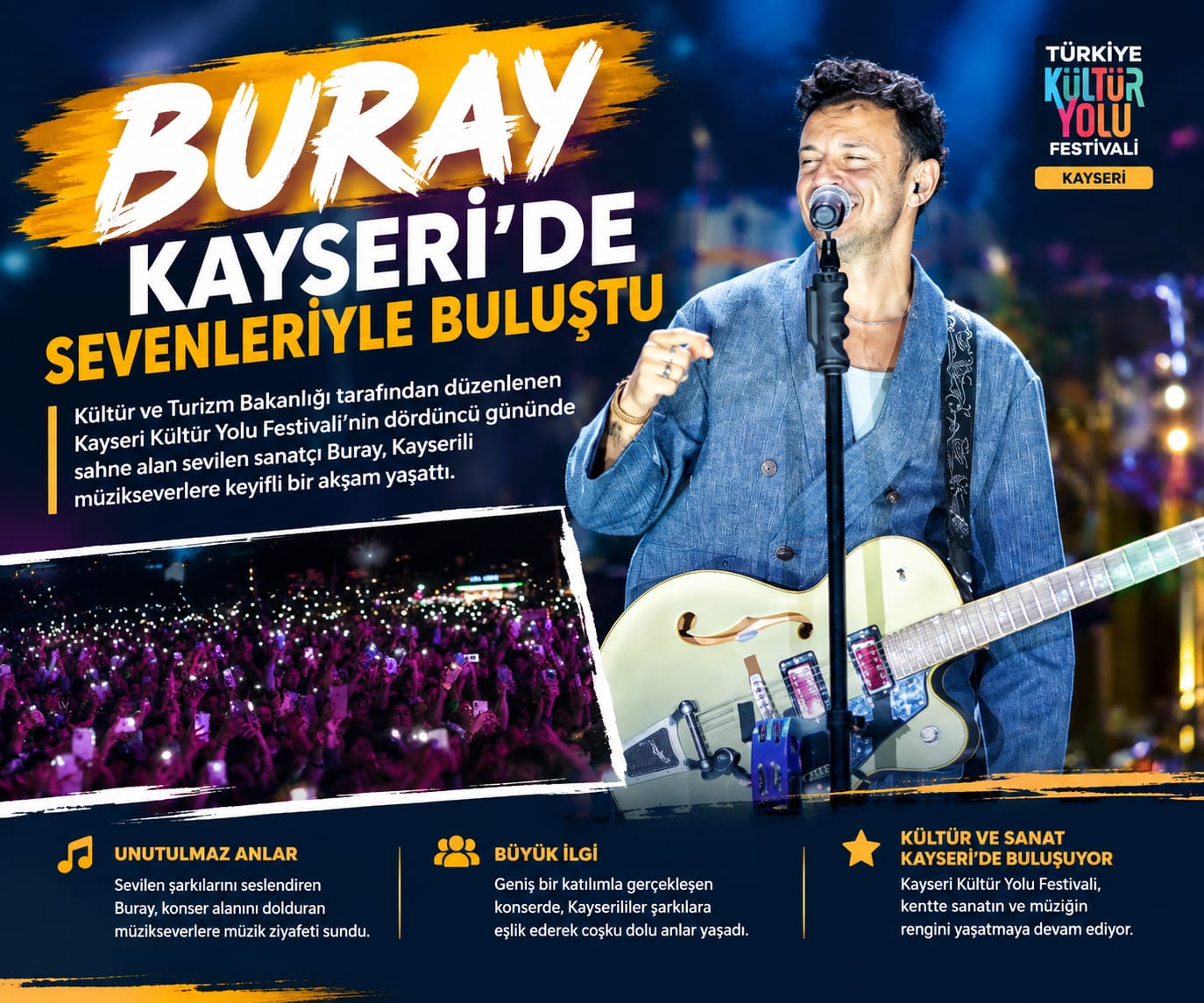 BURAY KAYSERİ’DE SEVENLERİYLE BULUŞTU