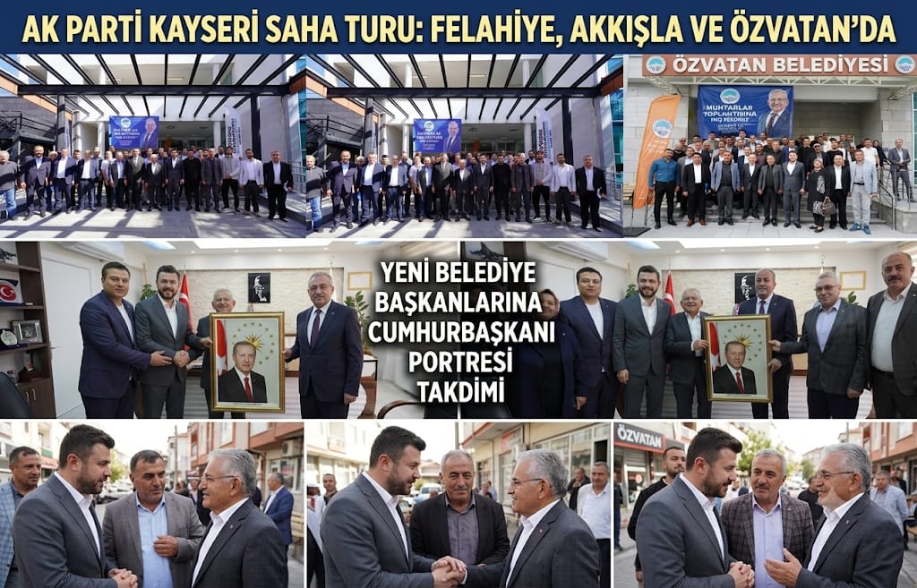AK PARTİYE YENI KATILAN BELEDIYELERE ZİYARET
