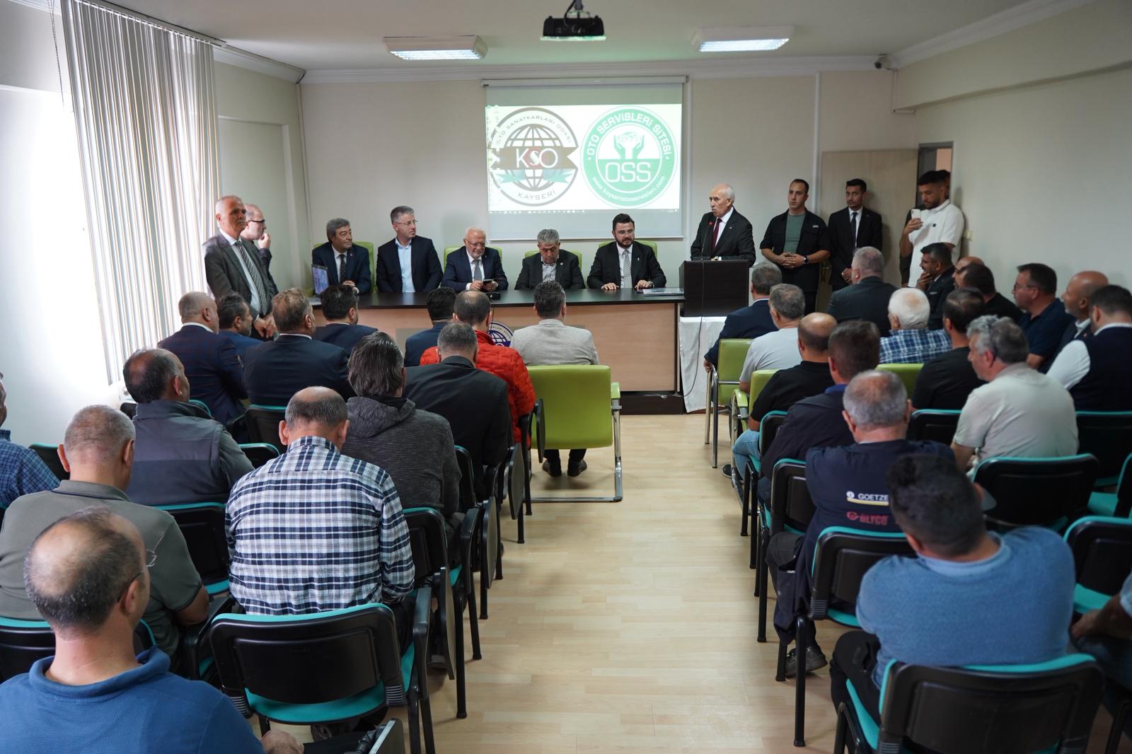 ELİTAŞTAN OTO SANATKARLAR ODASINA ZİYARET