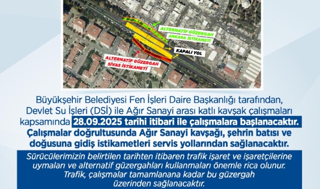 'ALTERNATİF YOL' UYARISI