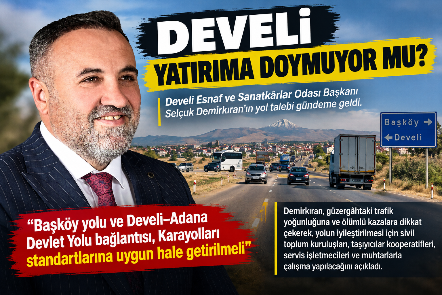 DEVELİ YATIRIMA DOYMUYOR MU?