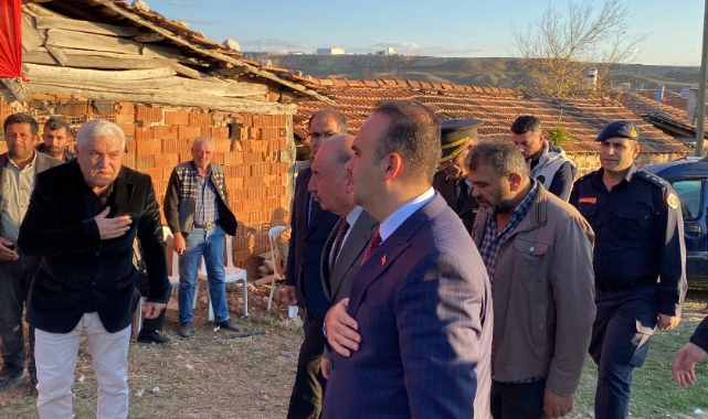 BAKANDAN ŞEHİT AİLESİNE TAZİYE ZİYARETİ