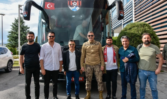 EMNİYET MÜDÜRÜNDEN VEFALI KARŞILAMA