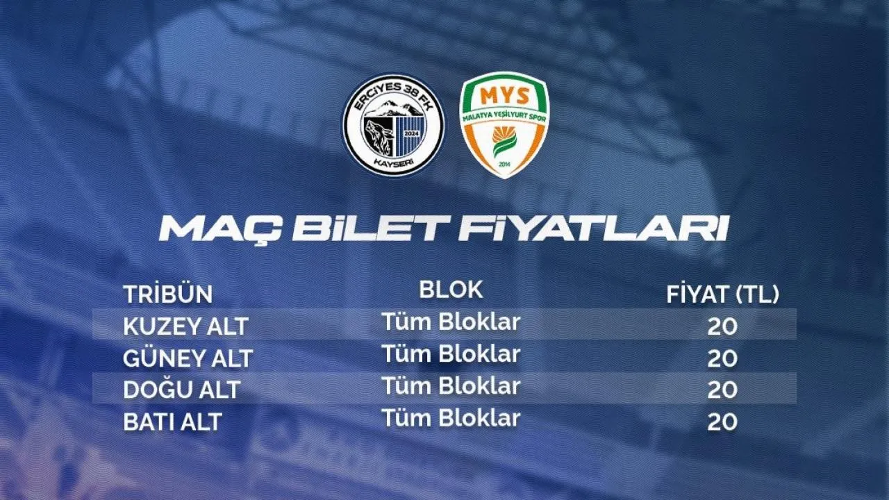 BİLET FİYATLARI 20 TL OLDU