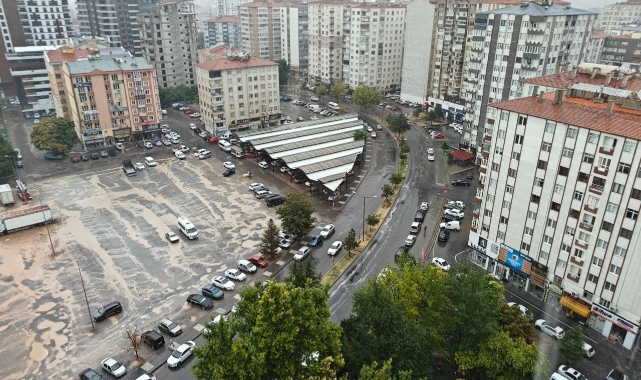 KAYSERİDE ŞİDDETLİ YAĞIŞ