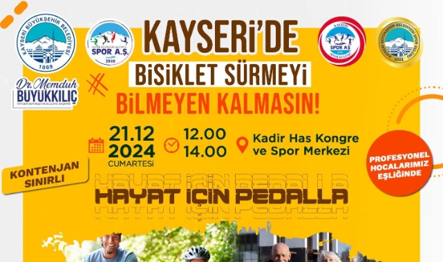 BİSİKLET SÜRMEYİ ÖĞRETECEKLER