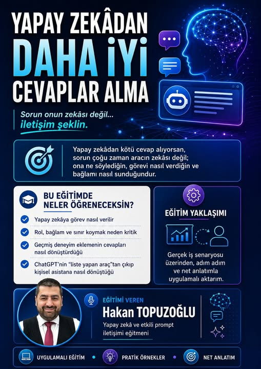 Yapay Zekâdan Daha İyi Sonuçlar Almanın Sırları Bu Kampta Anlatılacak